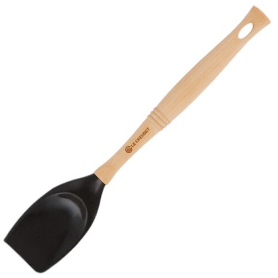 Le Creuset Professional Grydeske m. Trskaft, Sort